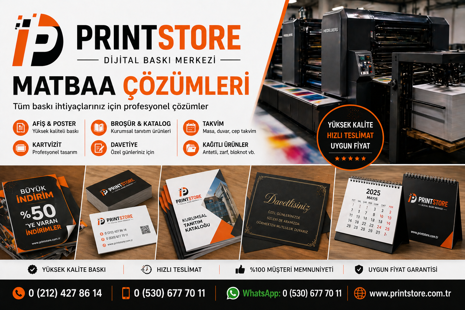 Matbaa ürünleri